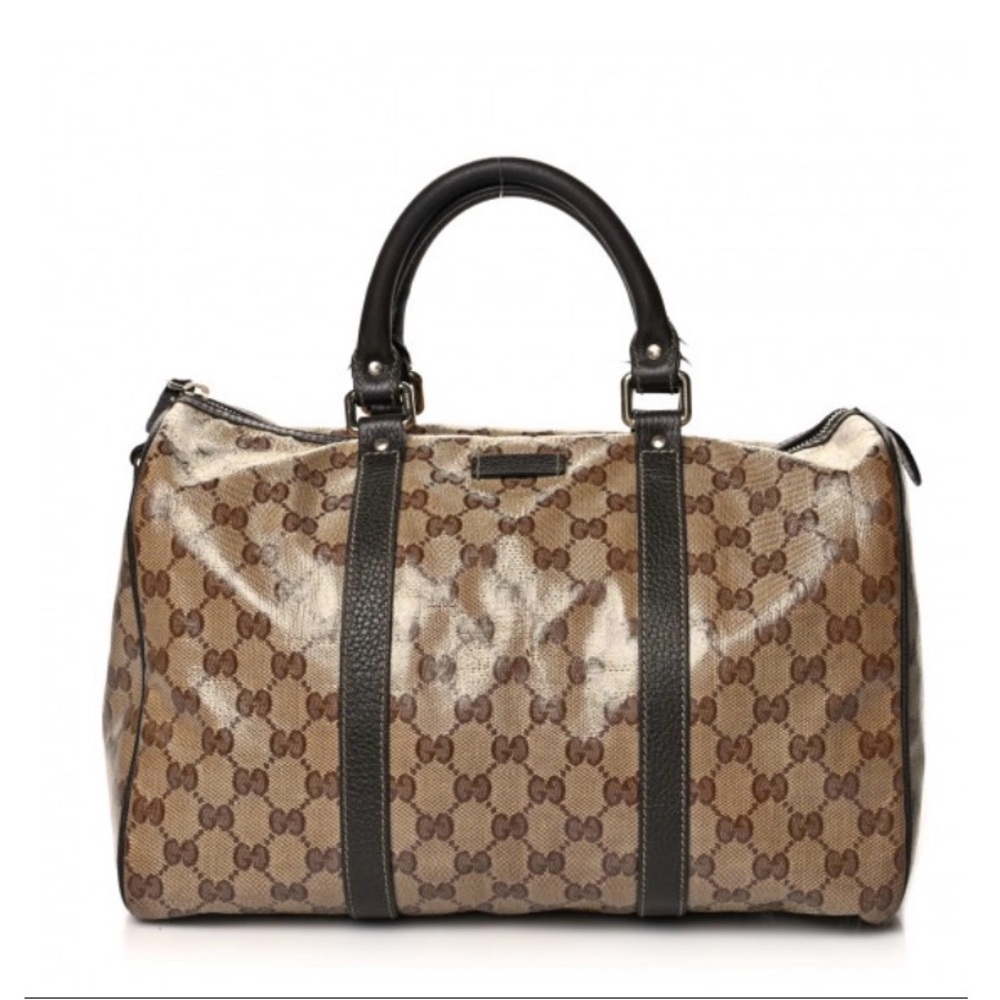 GUCCI Crystal Coated Medium Joy Boston Bag